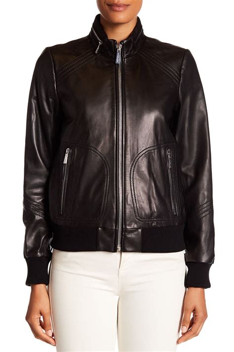 michael kors bomer jacket|More.